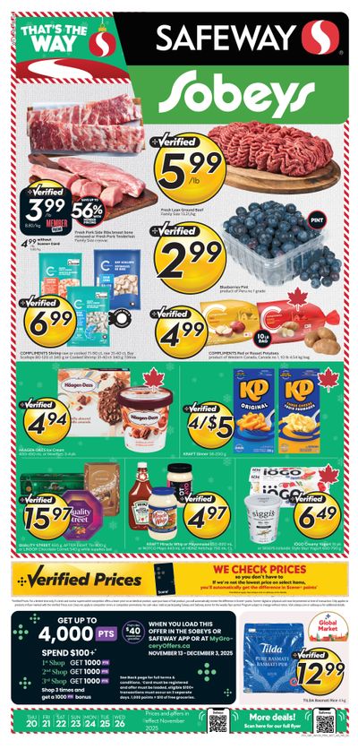 Sobeys/Safeway (AB) Flyer November 20 to 26