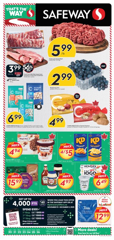 Safeway (BC) Flyer November 20 to 26