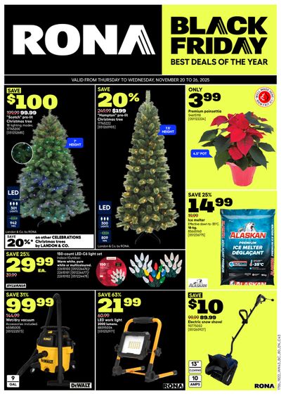 Rona & Rona+ (West) Flyer November 20 to 26