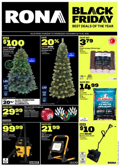Rona & Rona+ (Atlantic) Flyer November 20 to 26