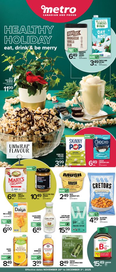 Metro (ON) Health & Wellness Flyer November 20 to December 3