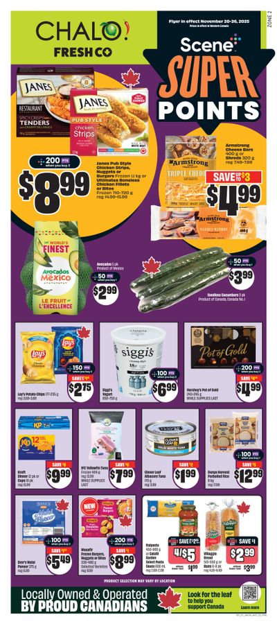 Chalo! FreshCo (West) Flyer November 20 to 26