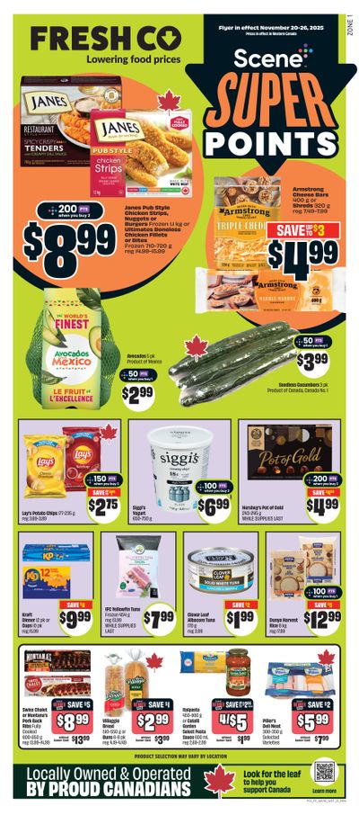 FreshCo (West) Flyer November 20 to 26
