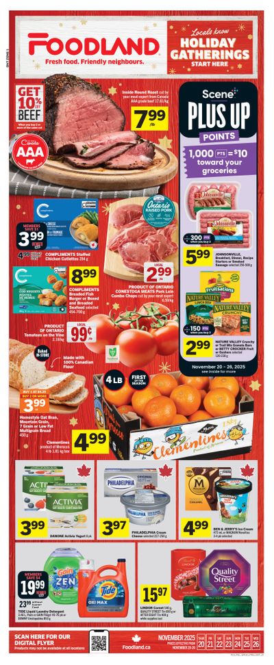 Foodland (ON) Flyer November 20 to 26
