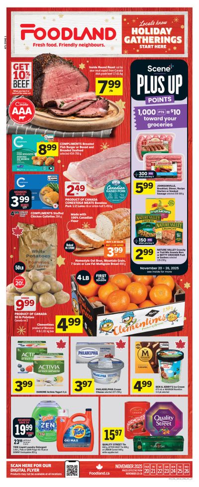 Foodland (Atlantic) Flyer November 20 to 26