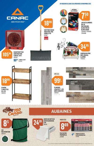 Canac Flyer November 20 to 26