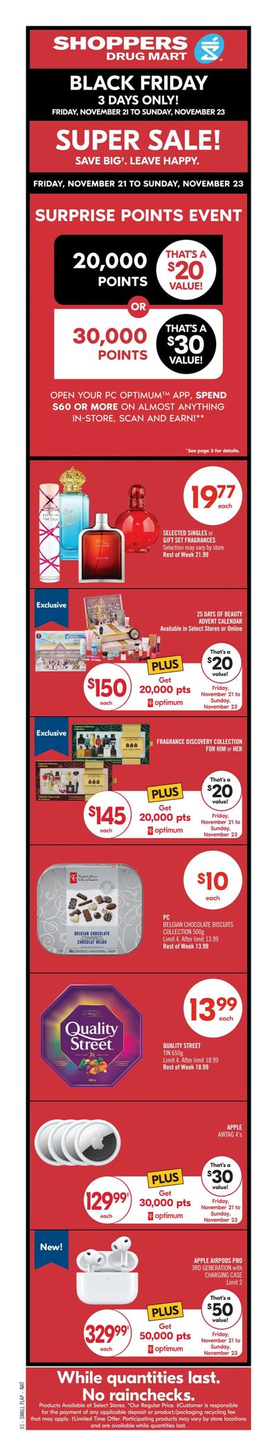Shoppers Drug Mart (ON) Flyer November 21 to 27