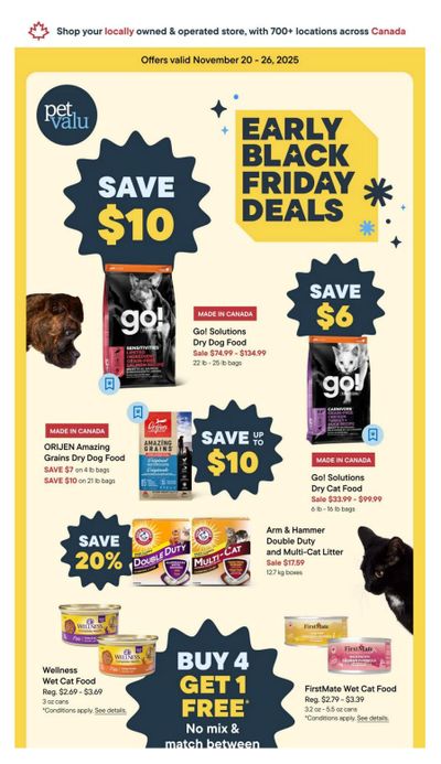 Pet Valu Flyer November 20 to 26