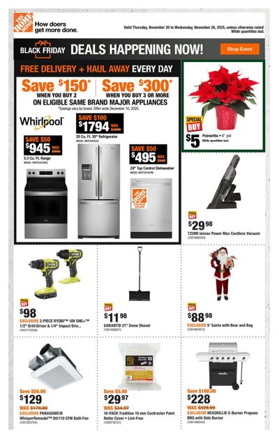 Home Depot (Atlantic) Flyer November 20 to 26
