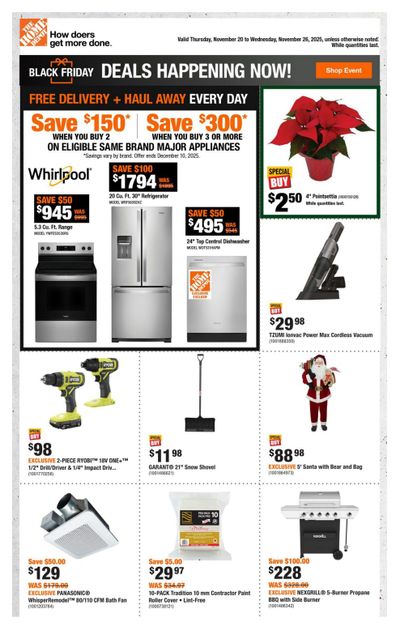 Home Depot (BC) Flyer November 20 to 26