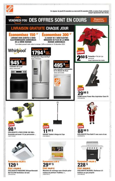 Home Depot (QC) Flyer November 20 to 26