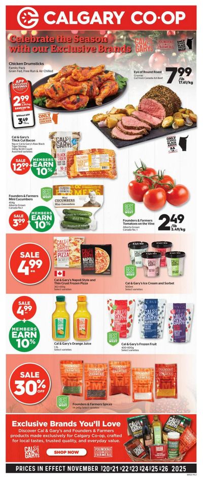 Calgary Co-op Flyer November 20 to 26