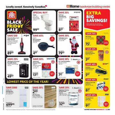 Home Hardware Building Centre (ON) Flyer November 20 to 26