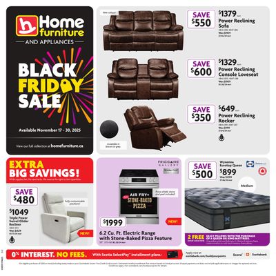 Home Furniture (Atlantic) Flyer November 17 to 30