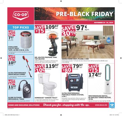Co-op (West) Home Centre Flyer November 20 to 26