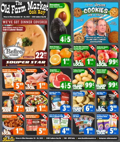The Old Farm Market (Victoria) Flyer November 20 to 26