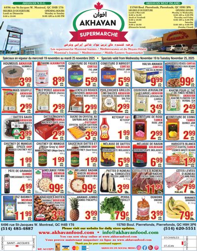 Akhavan Supermarche Flyer November 19 to 25