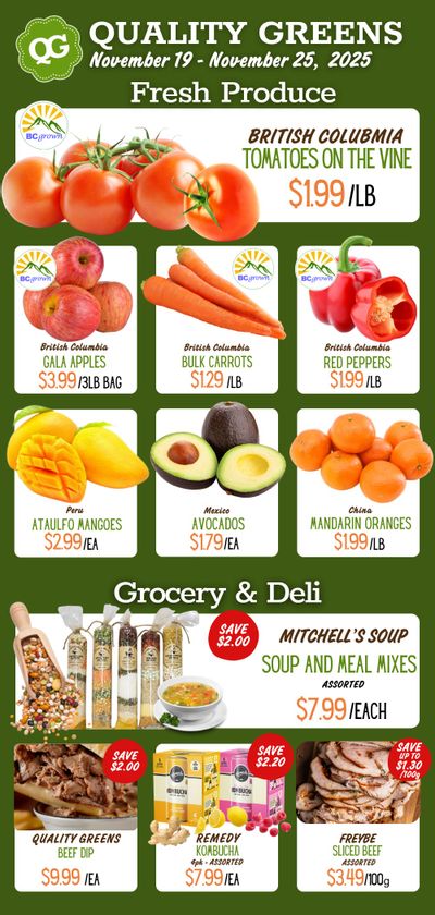 Quality Greens Flyer November 19 to 25