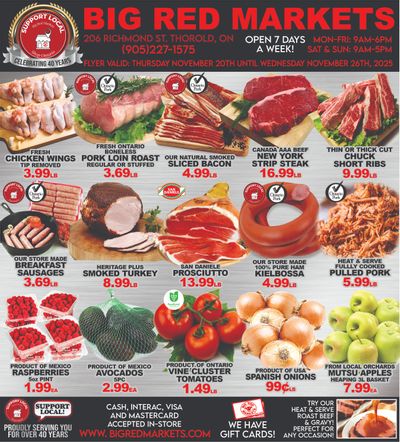 Big Red Markets Flyer November 20 to 26