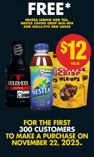 No Frills Ontario: 3 Free Items Valued at $12 For The First 300 Customers November 22nd Only