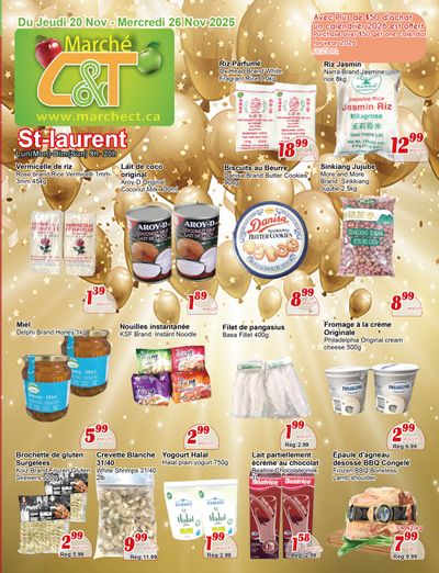 Marche C&T (St. Laurent) Flyer November 20 to 26