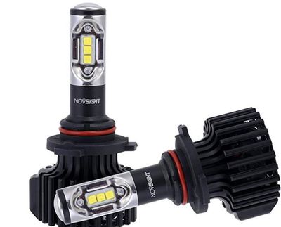 NOVSIGHT 9005 HB3 LED Headlight Bulbs 8400LM(2x4200LM) 60W(2x30W) 6000K Cool White 2 Year Warranty For $50.99 At Amazon Canada
