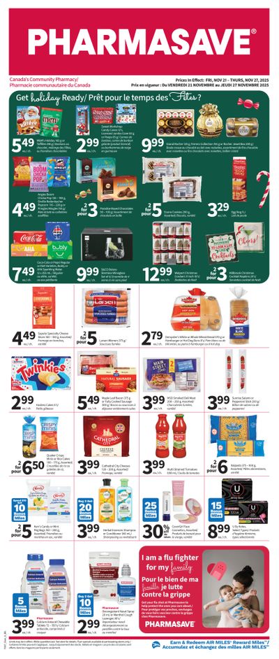 Pharmasave (NB) Flyer November 21 to 27