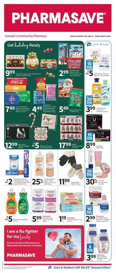 Pharmasave (ON & West) Flyer November 21 to 27