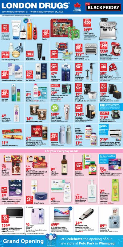 London Drugs Weekly Flyer November 21 to 26