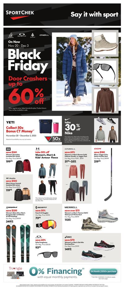 Sport Chek Flyer November 20 to December 3
