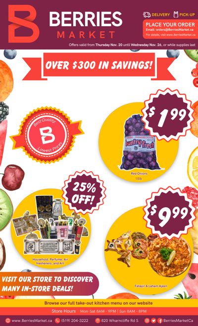 Berries Market Flyer November 20 to 26