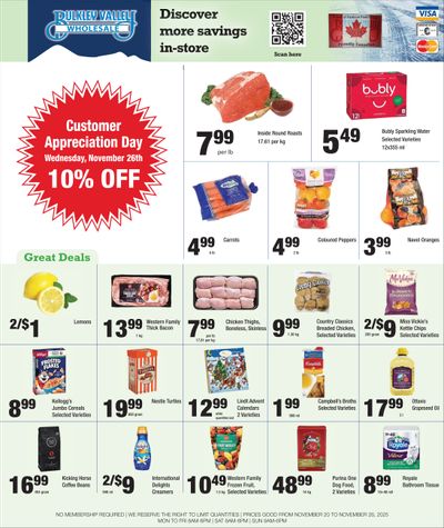 Bulkley Valley Wholesale Flyer November 20 to 26