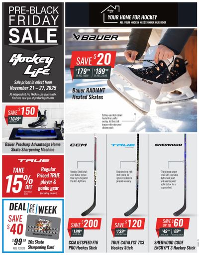 Pro Hockey Life Flyer November 21 to 27