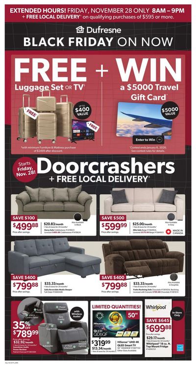 Dufresne Flyer November 20 to December 1