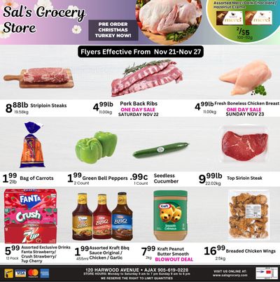Sal's Grocery Flyer November 21 to 27
