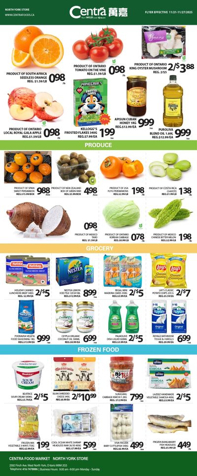 Centra Foods (North York) Flyer November 21 to 27