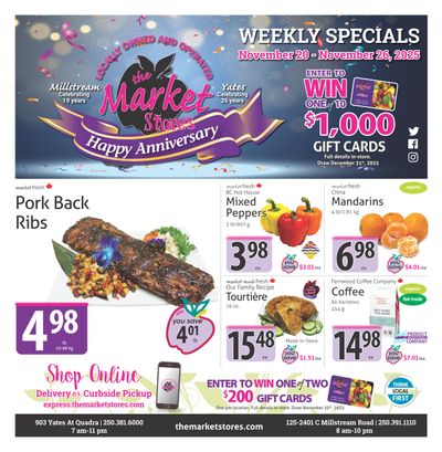 The Market Stores Flyer November 20 to 26