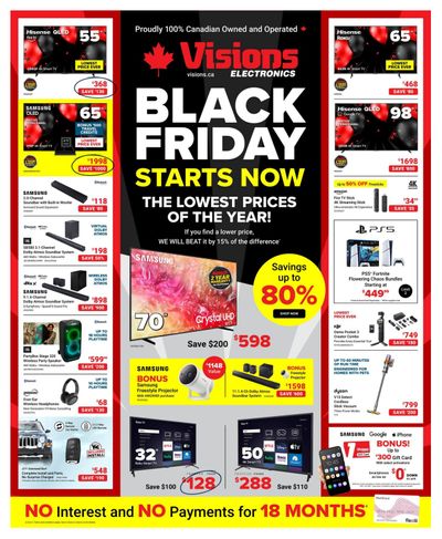 Visions Electronics Flyer November 20 to 27