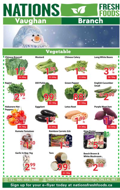 Nations Fresh Foods (Vaughan) Flyer November 21 to 27