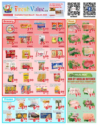 Fresh Value (Etobicoke) Flyer November 21 to 27