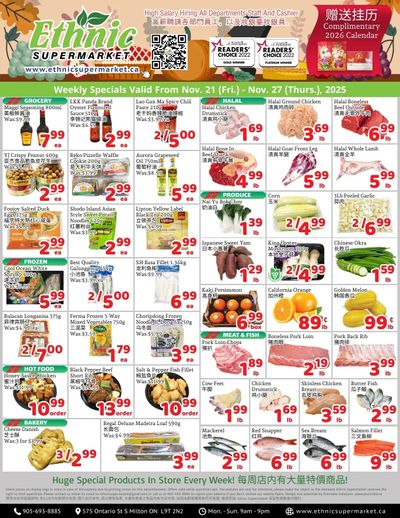 Ethnic Supermarket (Milton) Flyer November 21 to 27
