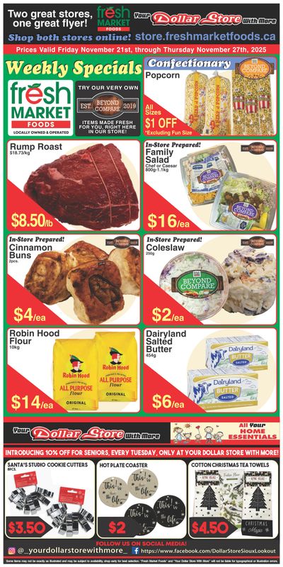 Fresh Market Foods Flyer November 21 to 27