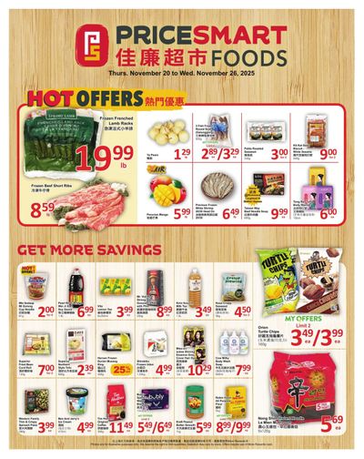 PriceSmart Foods Flyer November 20 to 26