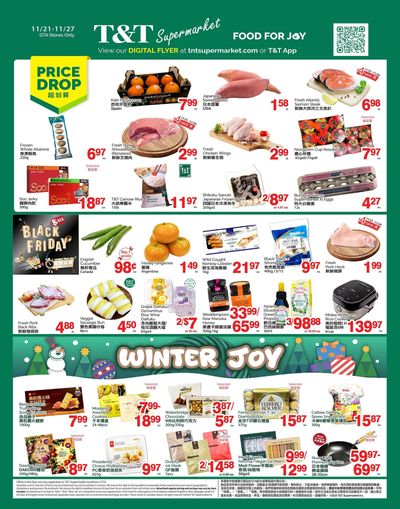 T&T Supermarket (GTA) Flyer November 21 to 27