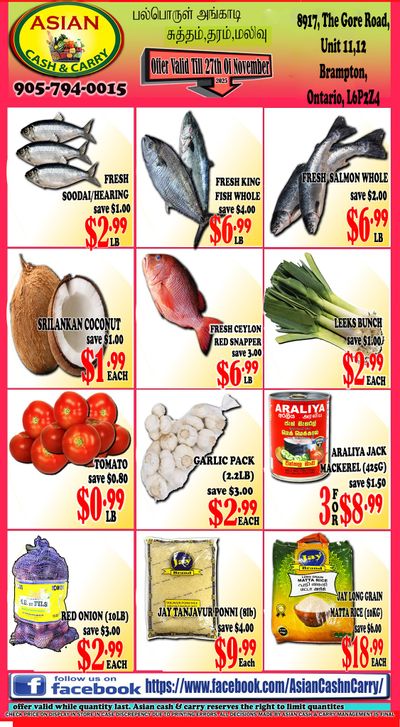 Asian Cash & Carry Flyer November 21 to 27