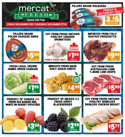 Mercato Fresh Flyer November 21 to 27