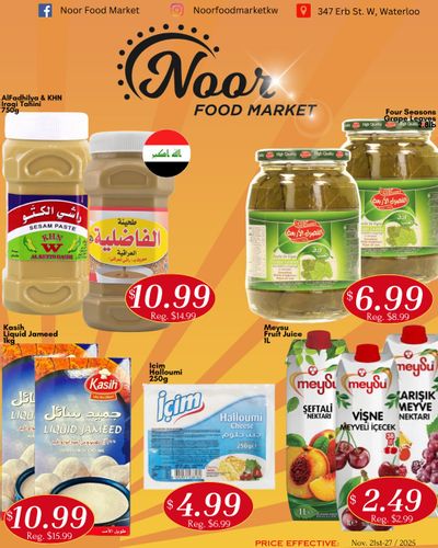 Noor Food Market Flyer November 21 to 27