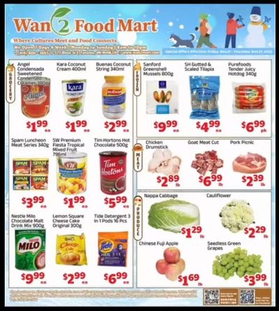 Wan 2 Food Mart Flyer November 21 to 27