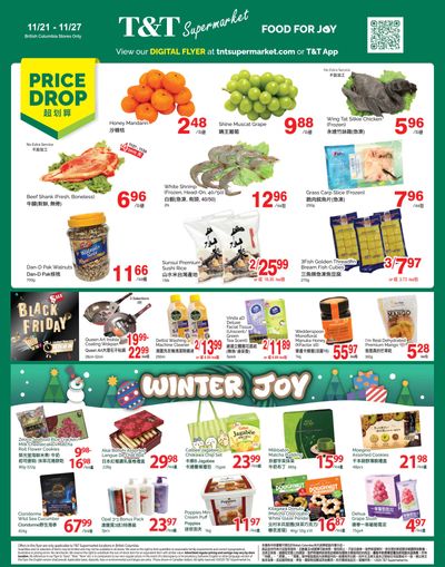 T&T Supermarket (BC) Flyer November 21 to 27