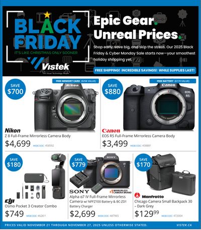 Vistek Flyer November 21 to 27